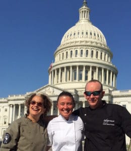 Chef Sheila Lucero Advocates for sustainable seafood in Washington DC